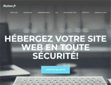 Tablet Screenshot of hosteur.fr