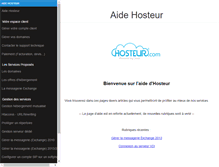 Tablet Screenshot of aide.hosteur.com